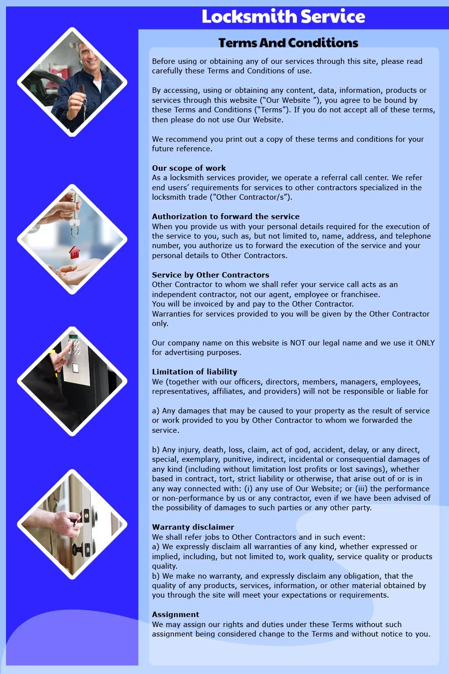 Express Locksmith Store Beverly, MA 978-228-1946 - TermsAndCondition-15